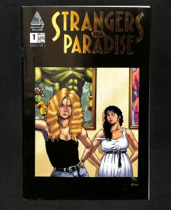 Strangers in Paradise #1 Gold Logo Reprint