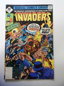 The Invaders #21 (1977) VG+ Condition