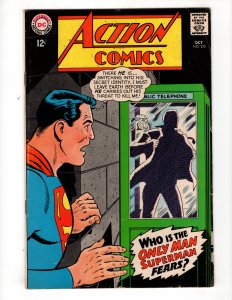 Action Comics #355 (1967) WHO IS THE ONLY MAN SUPERMAN FEARS? / ID#484