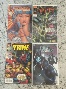 4 Indy Comic Books Project Superpowers 1 Prime 1 Pitt 4 Tomoe 1 NM 1st Prnt J918