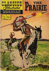 Classics Illustrated #58  HRN 146  VG 4.0  new cover art