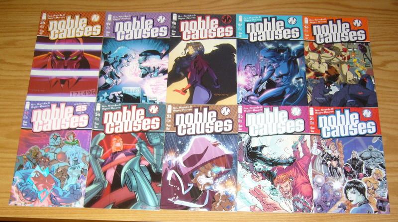 Noble Causes #1-40 VF/NM complete series - jay faerber with kirkman's invincible