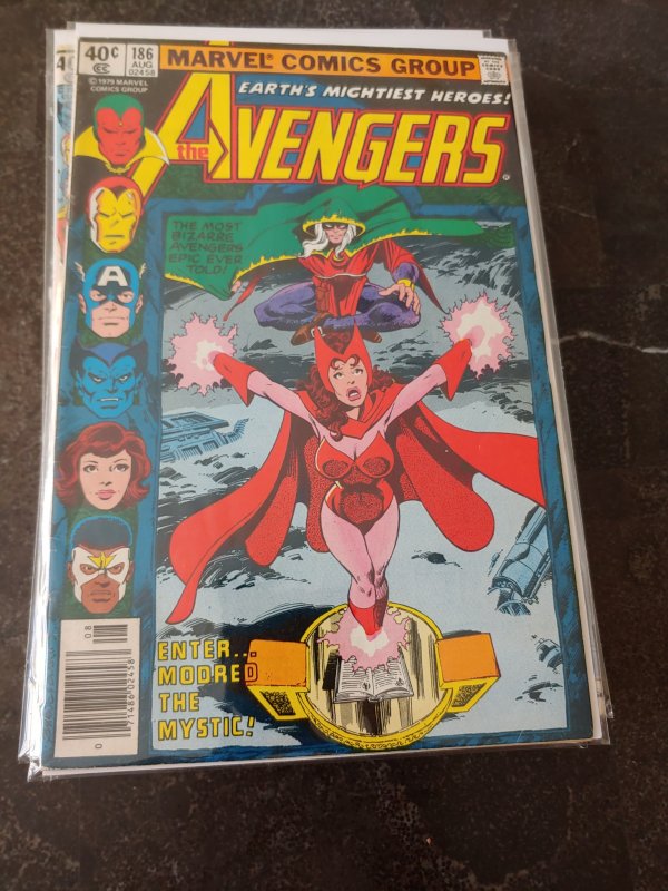 The Avengers #186 (1979) 1ST CHTHON WANDAVISION