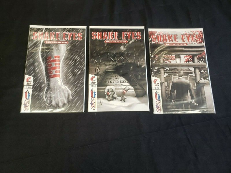 G.I. JOE 6PC (VF) SNAKE EYES: DECLASSIFIED, BAGGED & BOARDED 2005-17 