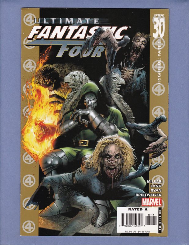 Ultimate Fantastic Four Lot #29 30 31 32 33 34 35 36 Early Marvel Zombies App