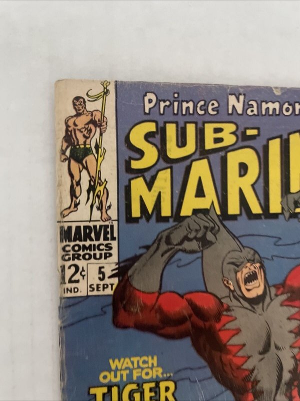 Sub-Mariner #5 1st Tiger Shark Low Grade