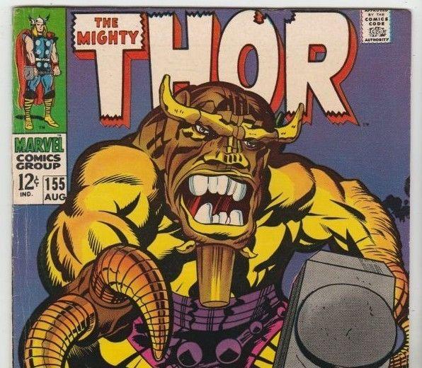 Thor #155 The Mighty strict FN/VF+ 7.5 High-Grade   Appear - Mangog    Richmond 