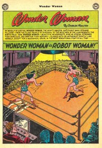 WONDER WOMAN #48 (July1951) 7.0 FN/VF  ★ Wonder Woman VS. Robot Woman!!