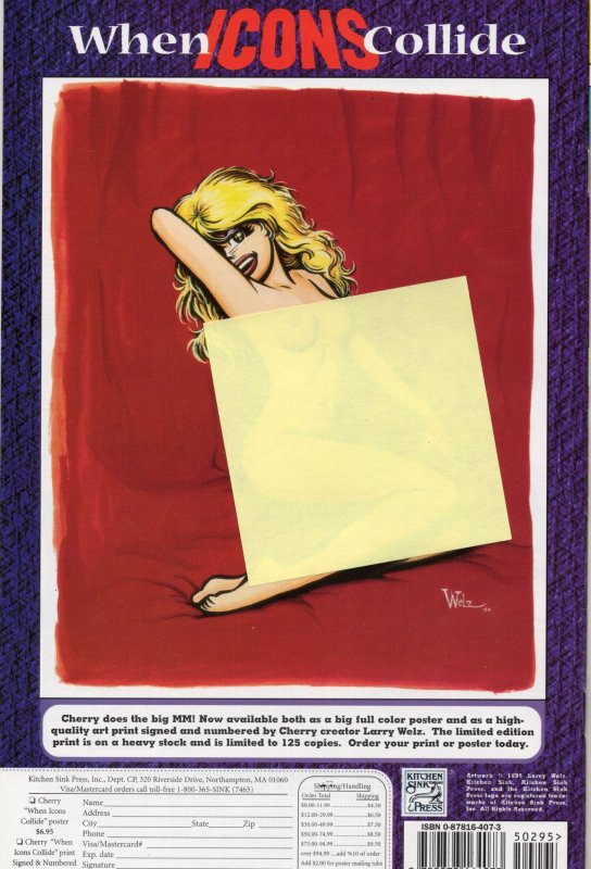 Cherry Poptart #18 (1995)Adult Comic Book Cherry Grade NM- 9.2