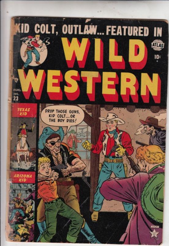 Wild Western #23 (Aug-52) GD Affordable-Grade Kid Colt