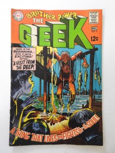 Brother Power the Geek #2 (1968) VG- Condition moisture stain