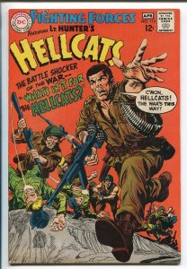 OUR FIGHTING FORCES #112 1967-DC--CAPT HUNTER'S HELLCATS-VIOLENT COVER-vf