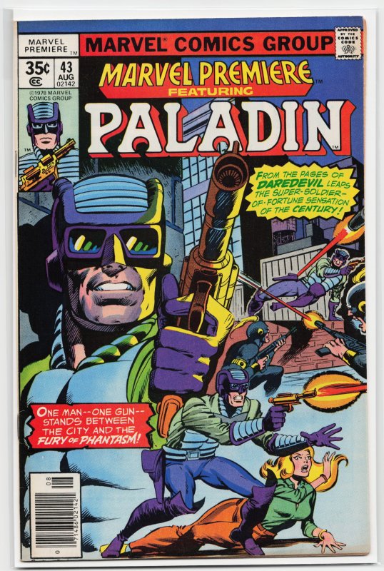 Marvel Premiere #43 (1978) Paladin