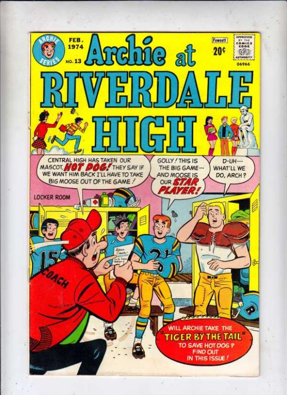 Archie At Riverdale High #13 (Feb-74) VG- Affordable-Grade Archie