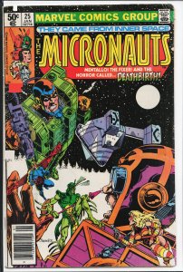 Micronauts #25 Newsstand Edition (1980) Micronauts