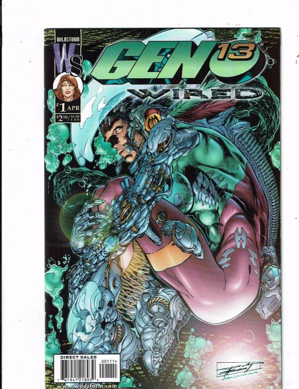 Lot Of 8 Gen 13 Image Comic Books # 1 2 3 Interactive Wired 1 3D 1 + 3 4 5 J241