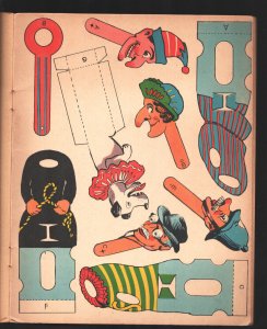 Treasure Hour Puppet Book #1 1940's-1rst issue-Unused-complete cut out parts ...