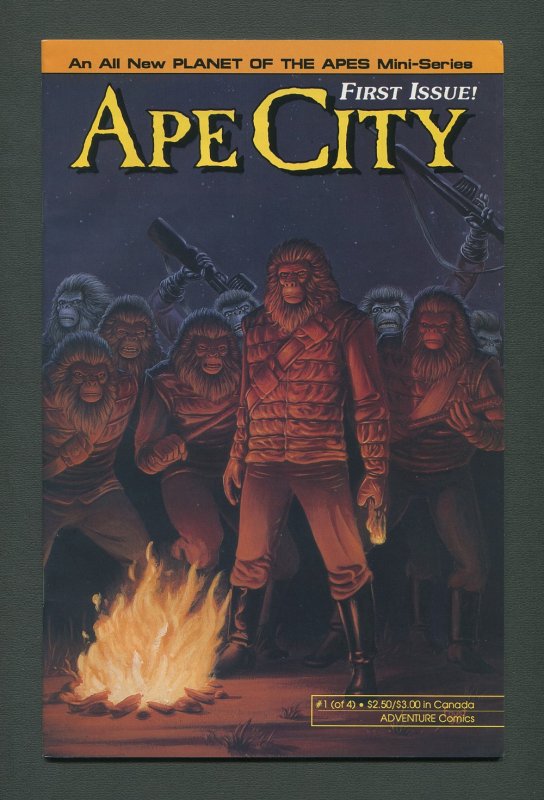 Ape City #1  /  8.0 VFN  / August 1990