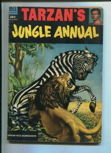 TARZAN'S JUNGLE ANNUAL #2 1953-DELL-EDGAR RICE BURROUGHS-VG