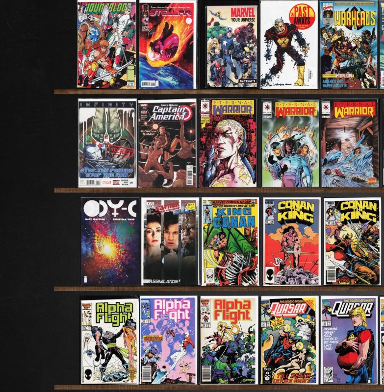 Huge Lot 130+ Comics with Fantastic Four, Ody C, Quasar & More!