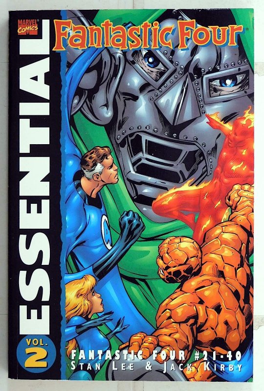 Essential Fantastic Four TPB #2 5th Print 2001 Marvel 1963 #21-40 Annual 2 B&W