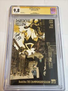 Daredevil Yellow  (2001) # 1 (CGC 9.8 SS) Signed Jeph Loeb