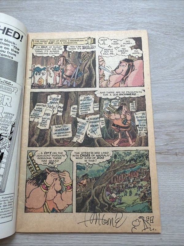 Groo The Wanderer #4 Pacific Comics Signed No Coa