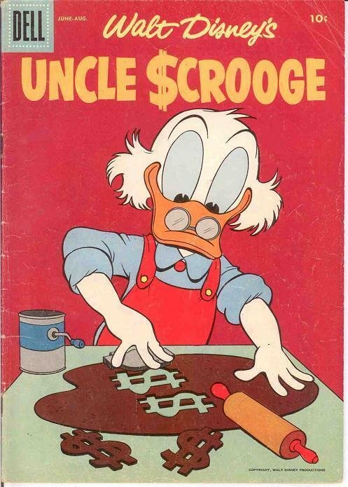 UNCLE SCROOGE 14 VG   June-Aug. 1956 COMICS BOOK