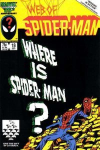 Web of Spider-Man (1985 series)  #18, NM- (Stock photo)
