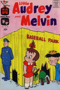 Little Audrey and Melvin #28 FN ; Harvey | All Ages 1967 Baseball Park