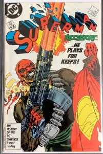 Superman #4 Direct Edition (1987, DC) 1st appearance of Bloodsport. NM