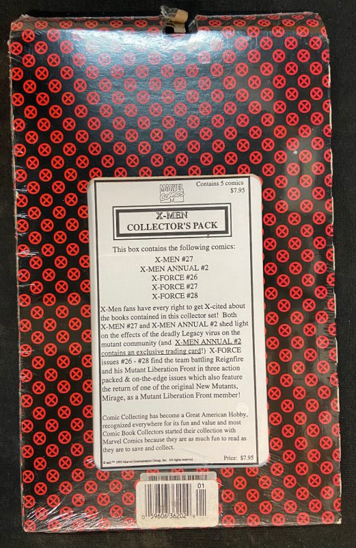 X-MEN #27, ANNUAL #2, X-FORCE #26-28 SEALED COLLECTOR PACK VF/NM