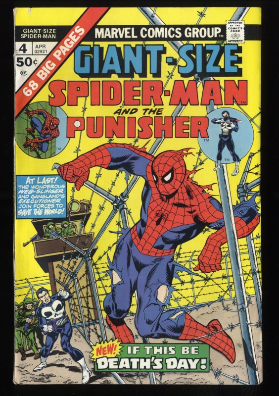 Giant-Size Spider-Man #4 VG/FN 5.0 3rd Punisher!