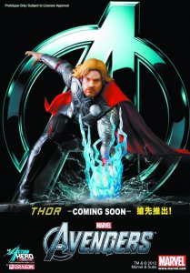 PX EXCLUSIVE Avengers THOR Action Hero Vignette 1/9 Scale Dragon Model! srp=$150