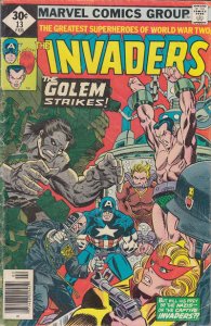 Invaders #13A VG ; Marvel | low grade comic Whitman Edition