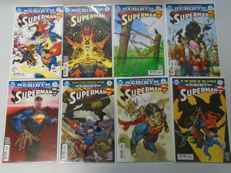 Superman lot 45 different from #4-35 with variants 8.0 VF (2016-18 4th Series)