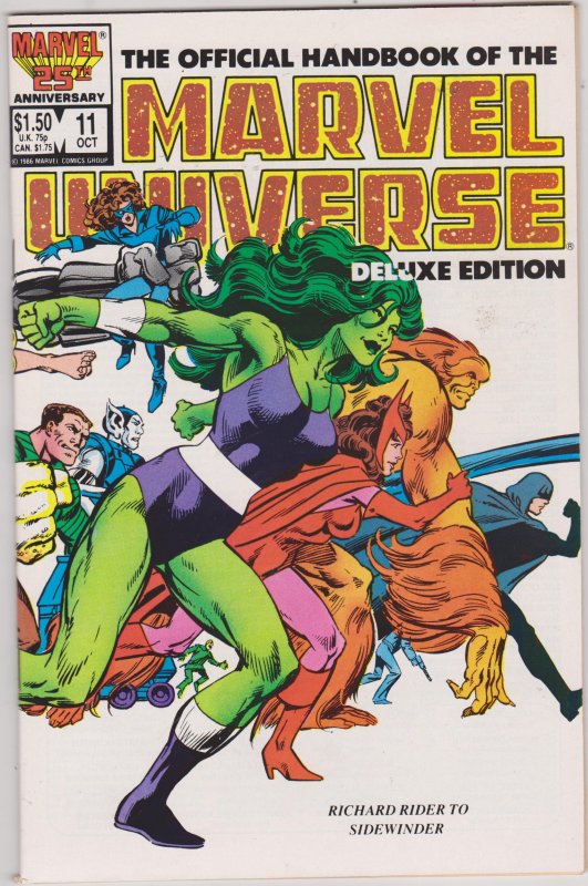 The Official Handbook of the Marvel Universe #11 (1986)