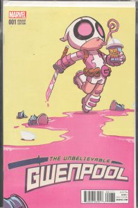 The Unbelievable Gwenpool #1 Young Cover (2016) Gwenpool