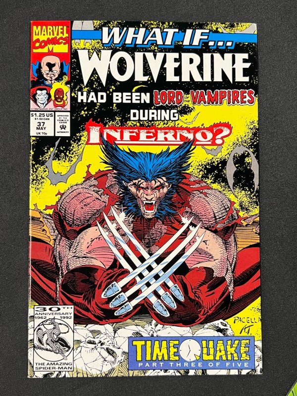 WHAT IF #93, 50, 37 - WOLVERINE - 3 PC LOT (9/9.2) 1992/93/97