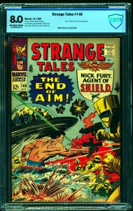 Strange Tales #149 CBCS VF 8.0 Off White to White