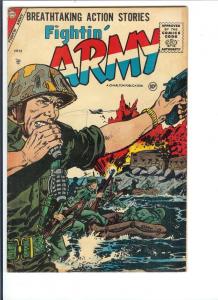 Fightin' Army #17 - Silver Age - April 1956 (Fine)