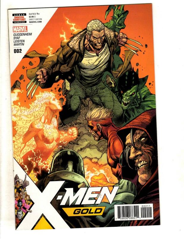 Lot Of 7 Marvel Comic Books X-Men Prime # 1 + X-Men Gold # 1 2 3 4 5 6 XMEN CJ1