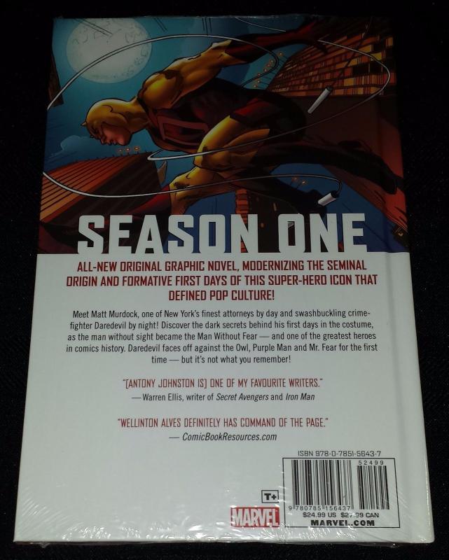 Daredevil Season One Hardcover with Bonus Digital Code (Marvel) - New/Sealed!