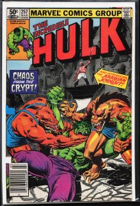 The Incredible Hulk #257 (1981) Hulk