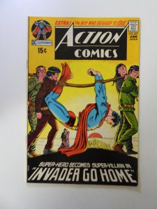 Action Comics #401 (1971) VF- condition stain back cover