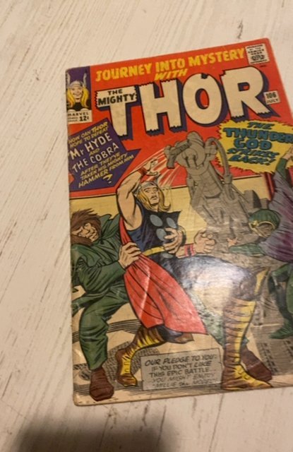 Journey into Mystery #106 (1964)lower grade Mr Hyde complete intwct