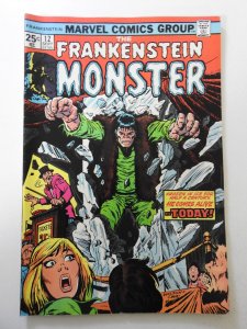 The Frankenstein Monster #12 (1974) FN+ Condition! MVS intact!
