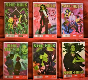 She-Hulk LOT of 12 Near Mint 2012 Copies of Issues #1-12 Marvel Collection