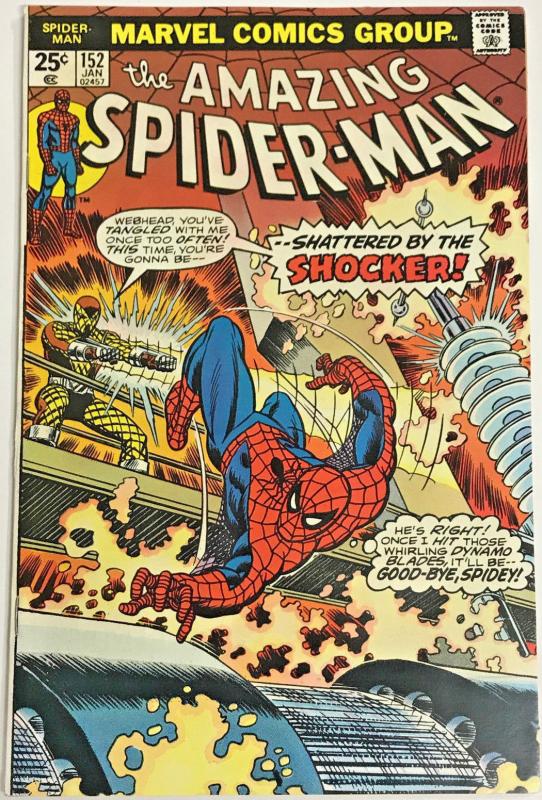 AMAZING SPIDER-MAN#152 VF 1976 MARVEL BRONZE AGE COMICS