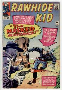 RAWHIDE KID #44, VG+, Masked Maverick, Larry Lieber, Western, 1965